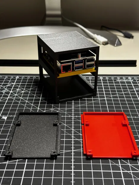 Pi Rack (Cho Raspberry Pi 5 với N04/05 NVMe Hat hoặc Pi 4) - Image 3