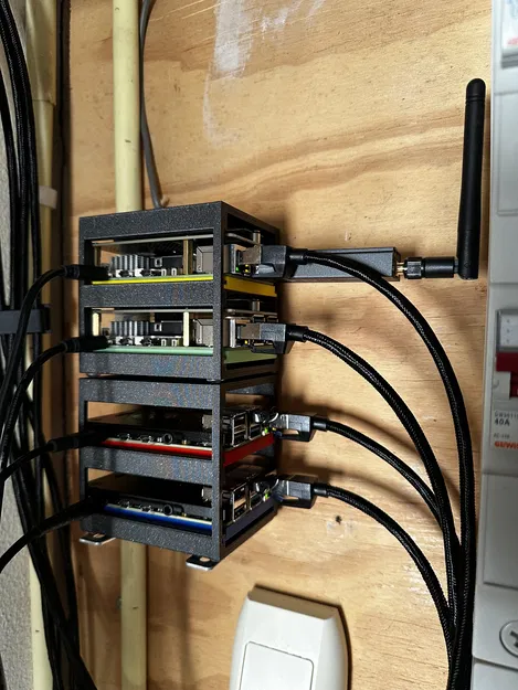 Pi Rack (Cho Raspberry Pi 5 với N04/05 NVMe Hat hoặc Pi 4) - Image 4