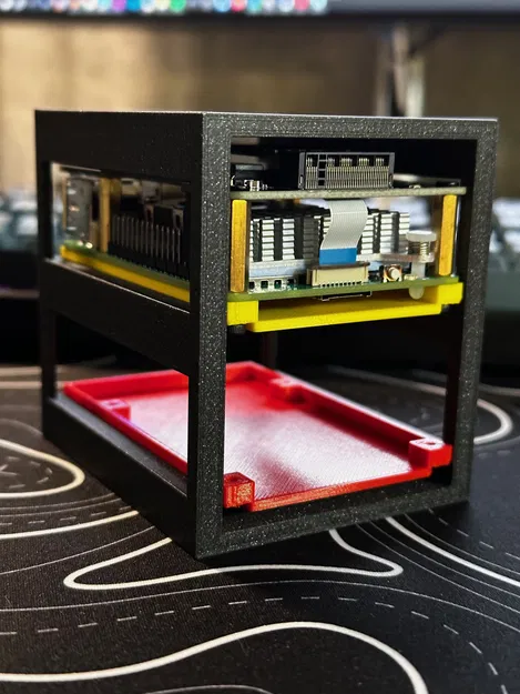 Pi Rack (Cho Raspberry Pi 5 với N04/05 NVMe Hat hoặc Pi 4) - Image 5