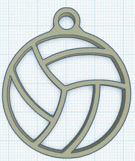 Móc Khóa Bóng Chuyền - Image 1