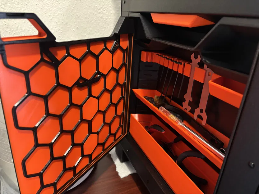 Chỗ để đồ bên hông Prusa Core One (Nam châm 20x5x2) - Image 1