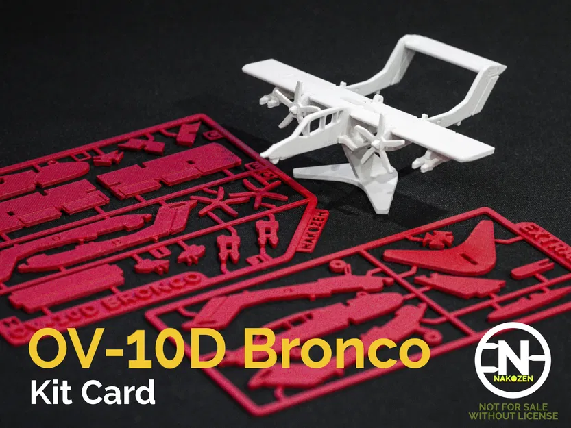 Mô Hình Thẻ OV-10D Bronco - Image 1