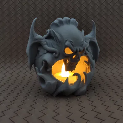 Bìa Đèn Trà LED Hình Ma Cà Rồng Hoang Dã