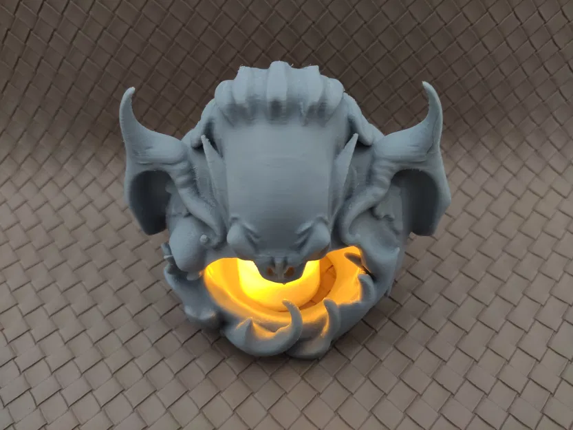 Bìa Đèn Trà LED Hình Ma Cà Rồng Hoang Dã - Image 7