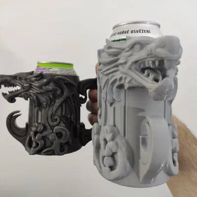 Cái Giữ Lon Rồng (Lon 0.5L + 12oz) - Ly Bia