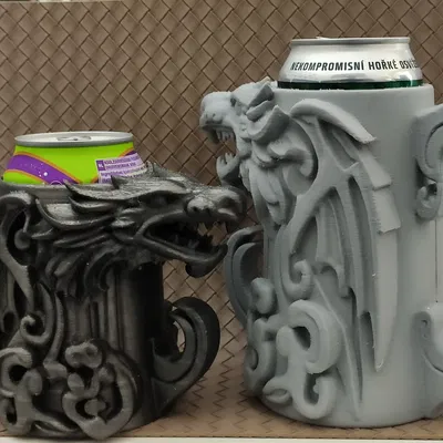 Cái Giữ Lon Rồng (Lon 0.5L + 12oz) - Ly Bia