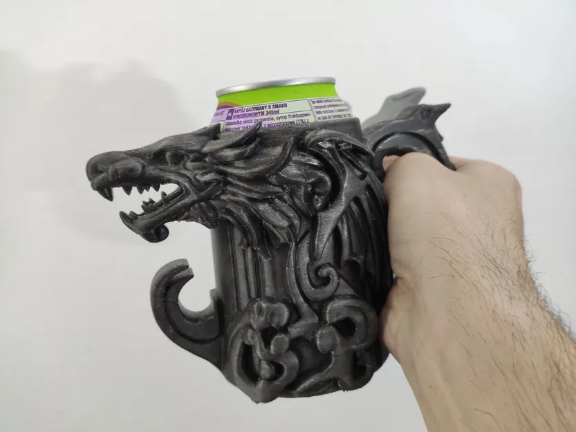 Cái Giữ Lon Rồng (Lon 0.5L + 12oz) - Ly Bia - Image 4