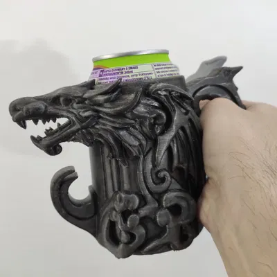 Cái Giữ Lon Rồng (Lon 0.5L + 12oz) - Ly Bia