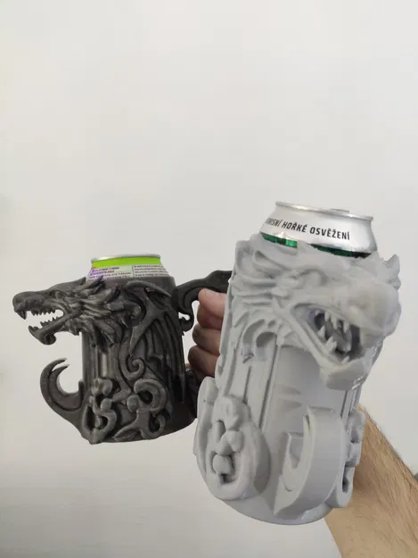 Cái Giữ Lon Rồng (Lon 0.5L + 12oz) - Ly Bia - Image 5