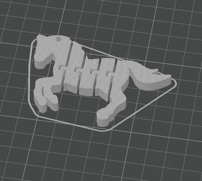 Móc Khóa Ngựa Khớp Nối - Articulated Horse Keychain - Image 2