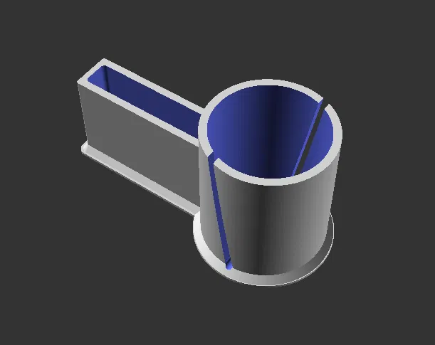 Chân đế đựng nước/điện thoại OpenSCAD cho SUP - Image 2