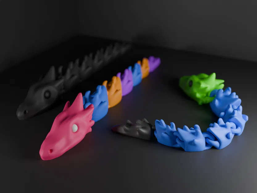 Rồng Flexi Khớp Nối – Có Tùy Chọn Móc Khóa - Image 1