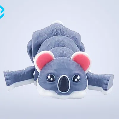 Gấu Koala Khớp Nối Dễ Thương - Đồ Chơi & Móc Khóa In 3D
