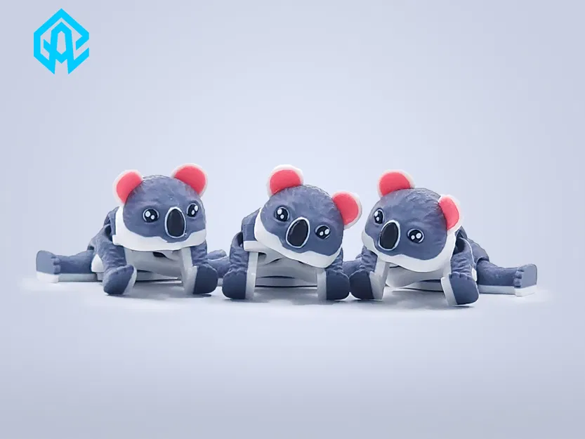 Gấu Koala Khớp Nối Dễ Thương - Đồ Chơi & Móc Khóa In 3D - Image 6