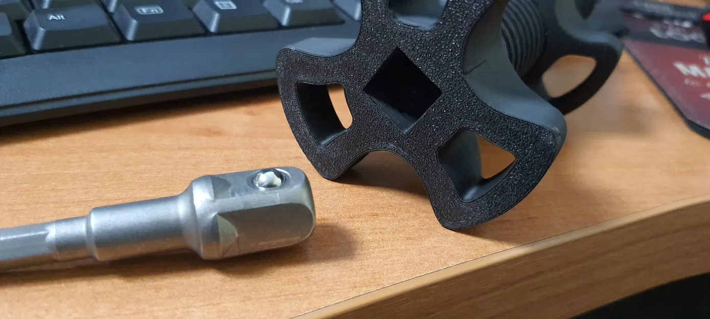 Máy Cuộn Lại Dây Filament Tối Ưu - Bản Remix Lỗ Cắm Tuýp 1/2" - Image 1