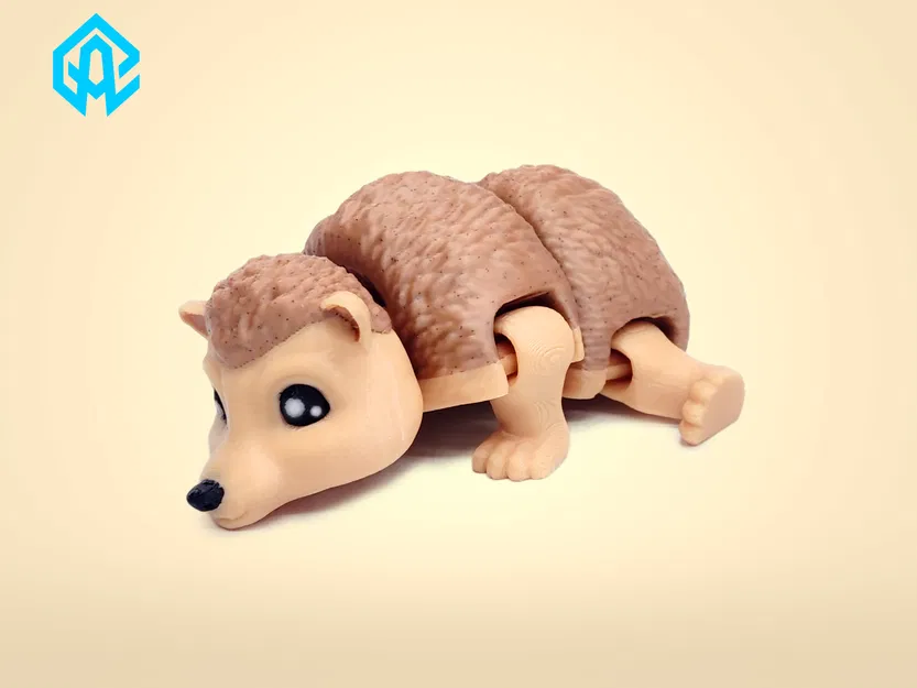 Nhím Khớp Nối Articulated – Đồ Chơi In 3D Dễ Thương - Image 2