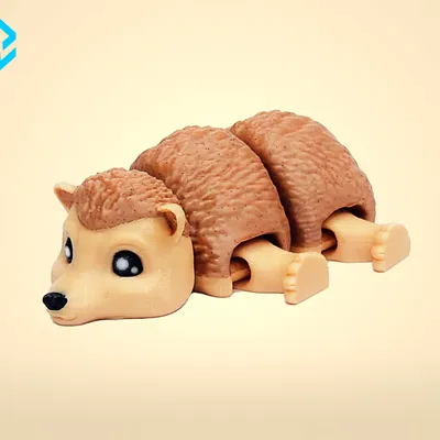 Nhím Khớp Nối Articulated – Đồ Chơi In 3D Dễ Thương