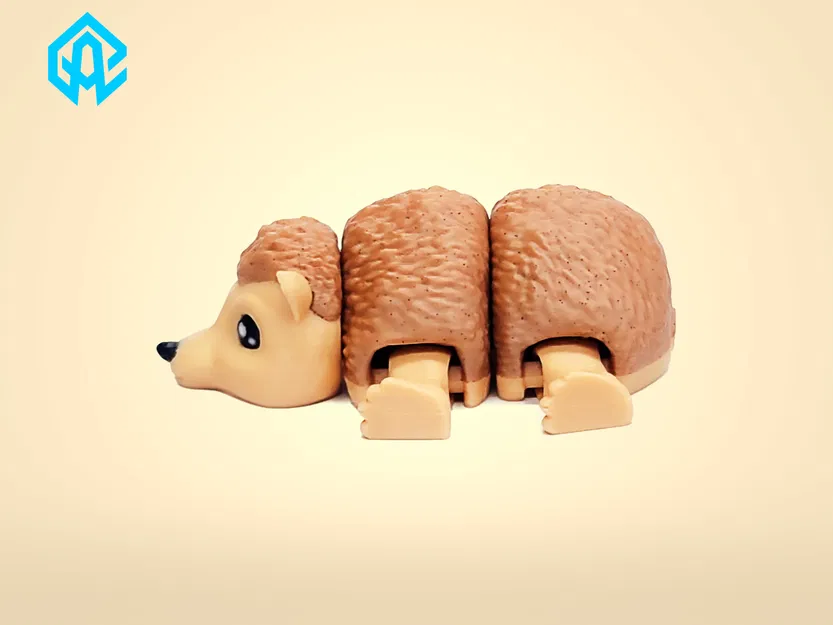 Nhím Khớp Nối Articulated – Đồ Chơi In 3D Dễ Thương - Image 5