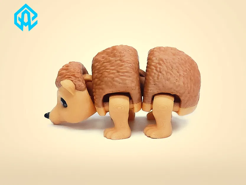 Nhím Khớp Nối Articulated – Đồ Chơi In 3D Dễ Thương - Image 6