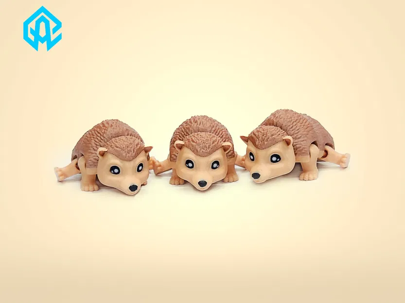 Nhím Khớp Nối Articulated – Đồ Chơi In 3D Dễ Thương - Image 7