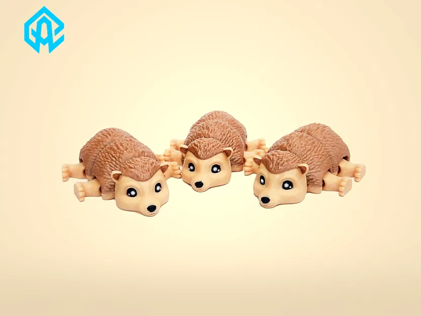 Nhím Khớp Nối Articulated – Đồ Chơi In 3D Dễ Thương - Image 8