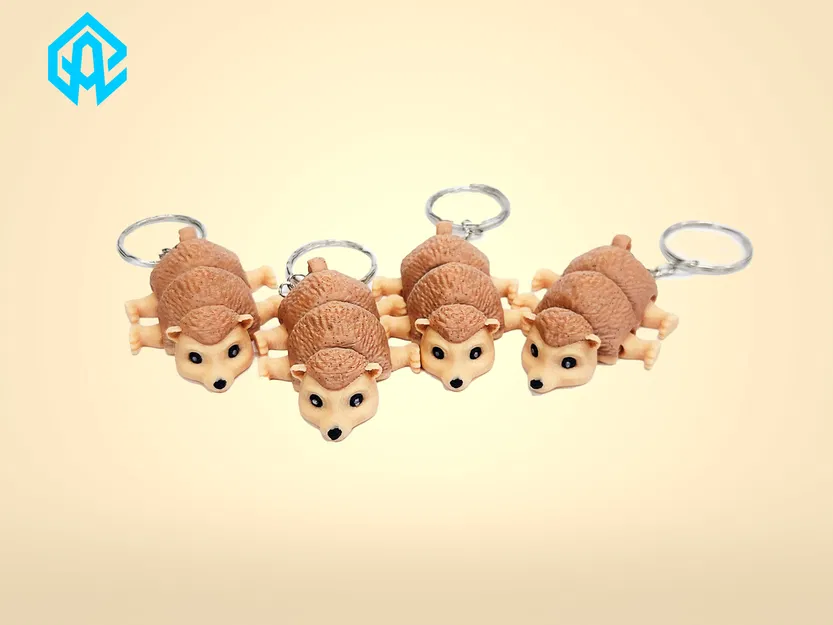 Nhím Khớp Nối Articulated – Đồ Chơi In 3D Dễ Thương - Image 9