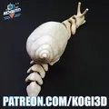 Ốc Sên Châu Phi Khổng Lồ Khớp Nối (Giant Articulated African Snail) - Thumbnail 4
