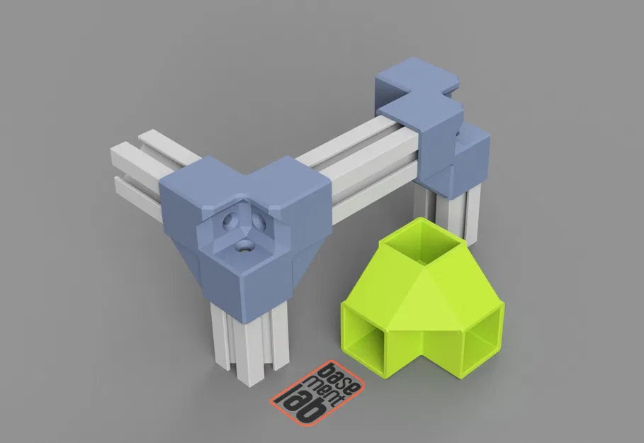 3-way connector 2020 profiles/Corner Bracket HEAVY-DUTY - Giunzione a 3 vie - Image 2