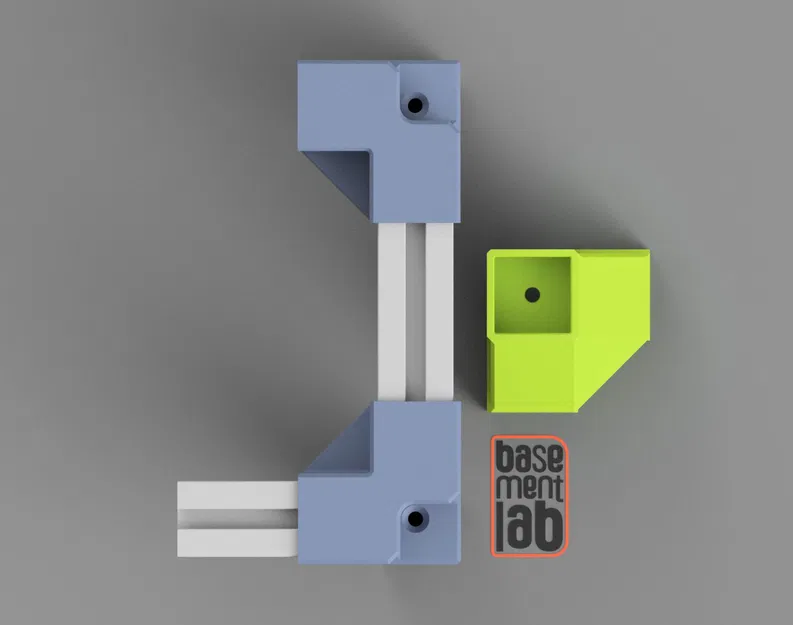 3-way connector 2020 profiles/Corner Bracket HEAVY-DUTY - Giunzione a 3 vie - Image 3