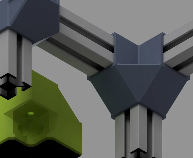 3-way connector 2020 profiles/Corner Bracket HEAVY-DUTY - Giunzione a 3 vie - Image 4