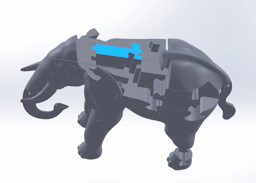 Voi Ghép Hình 3D (45 mảnh) - Image 3