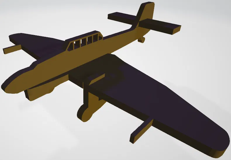 Ju 87 Stuka kit card - Famous planes (Bộ kit card máy bay) - Image 2