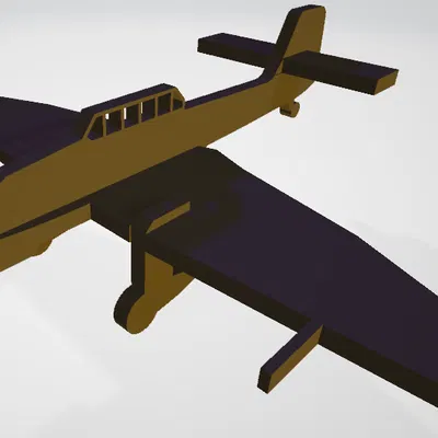 Ju 87 Stuka kit card - Famous planes (Bộ kit card máy bay)