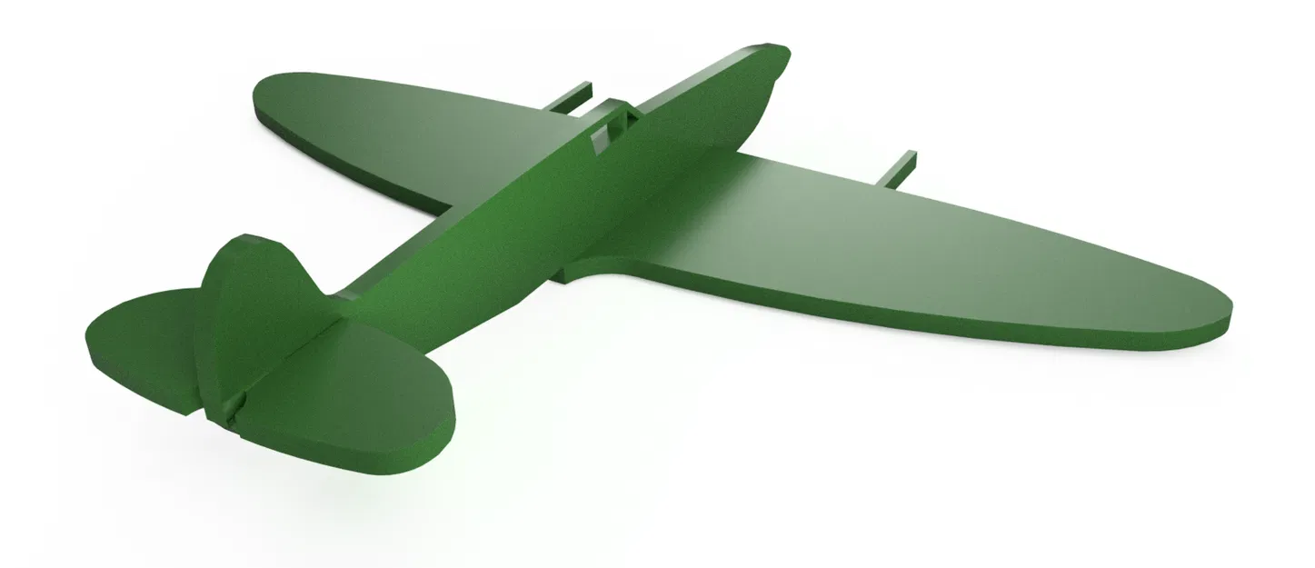 Spitfire kit card - Famous Planes (Kit card máy bay Spitfire) - Image 2