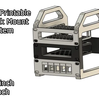 Rack in 3D (10-inch & 6-inch) – in 3D hoàn toàn