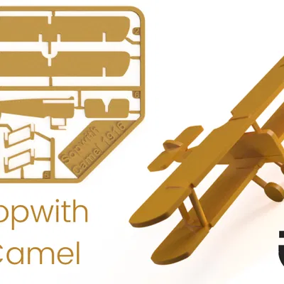 Sopwith Camel kit card - Famous Planes