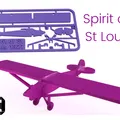 Spirit of St Louis kit card - Máy Bay Nổi Tiếng - Thumbnail 1