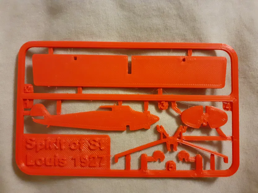 Spirit of St Louis kit card - Máy Bay Nổi Tiếng - Image 5