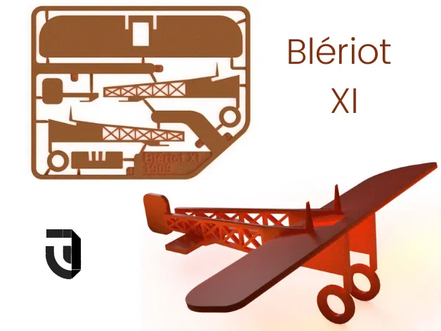 Bộ kit Blériot XI - Máy Bay Nổi Tiếng - Image 1