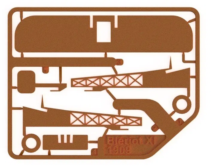 Bộ kit Blériot XI - Máy Bay Nổi Tiếng - Image 2
