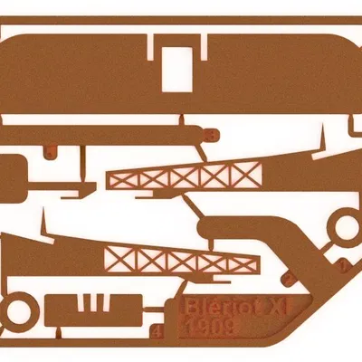 Bộ kit Blériot XI - Máy Bay Nổi Tiếng