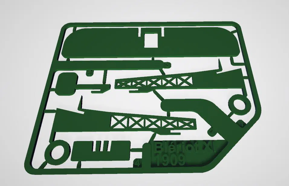 Bộ kit Blériot XI - Máy Bay Nổi Tiếng - Image 8