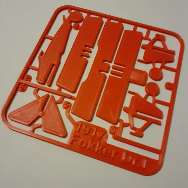 Thẻ Ráp Máy Bay Fokker DR1 - Máy Bay Nổi Tiếng - Image 9