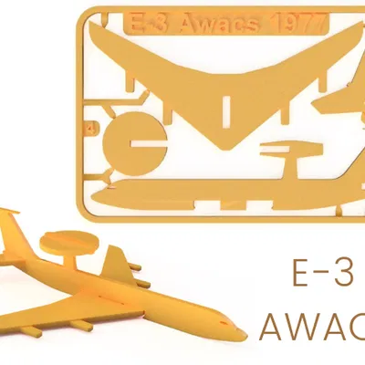 Bộ Kit E3 Awacs - Máy Bay Nổi Tiếng