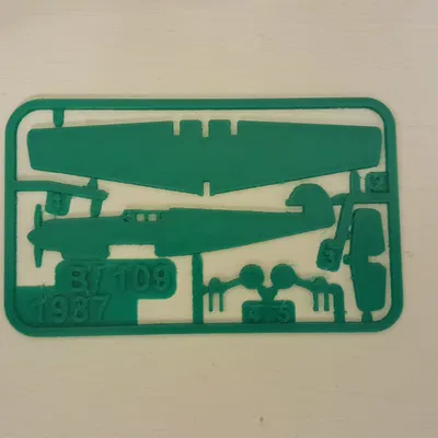 Thẻ Bài Máy Bay Messerschmitt Bf 109 - Máy Bay Nổi Tiếng