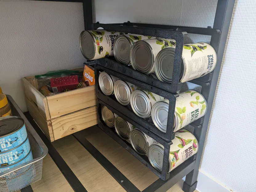 Giá Đỡ Lon Nạp Bên 4 Lon FIFO - Image 1