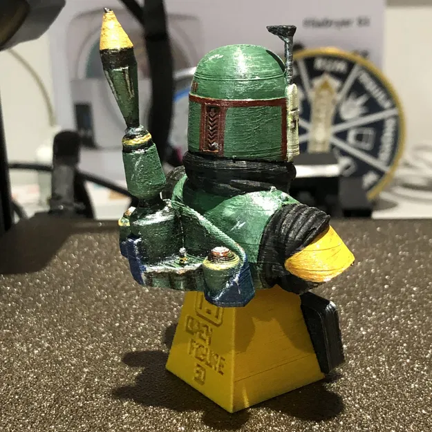 Tượng Bán Thân Boba Fett - Image 4