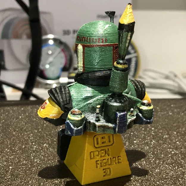 Tượng Bán Thân Boba Fett - Image 5