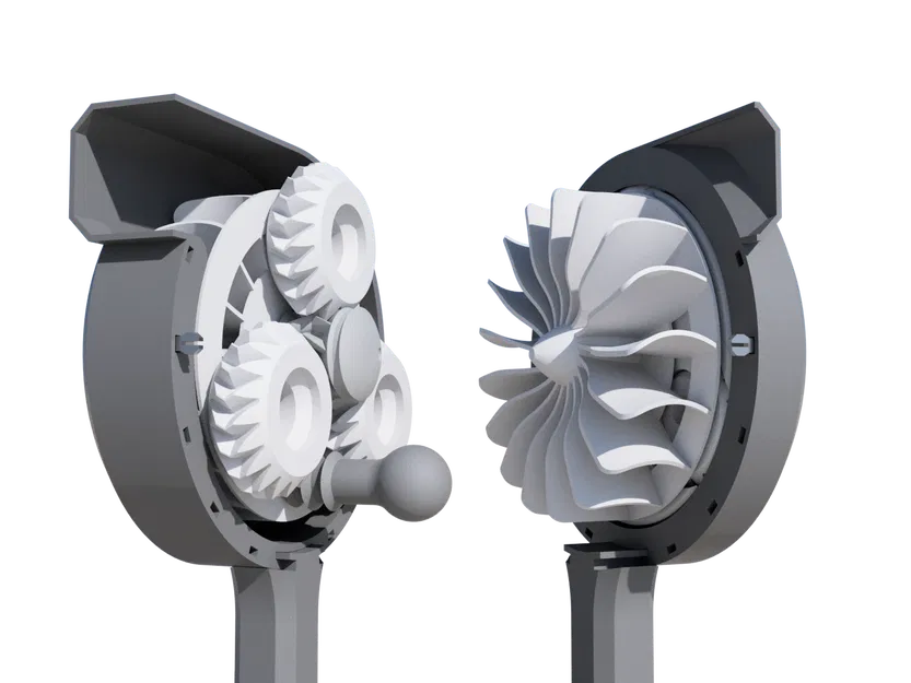 Máy thổi tuabin (có tay quay bánh răng hành tinh) - Image 3