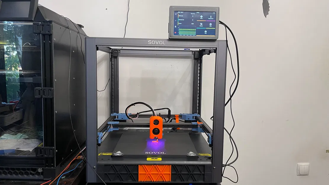 SV08 CN3D Shroud V3 Extra: Quạt, Nam châm Klicky + LED - Image 2